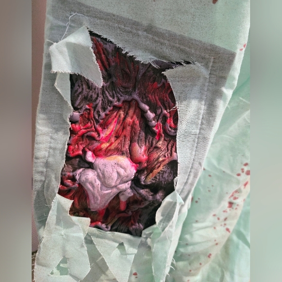 Spirit Zombie Surgeon Costume - Light Green - Picture 5 of 8